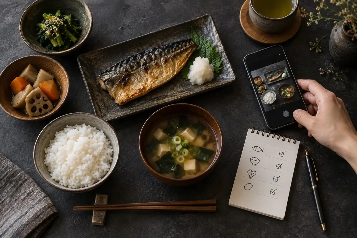 食事写真と記録を使った食事管理